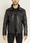 Baldwin Men's Casual Fall Leather Jacket